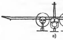 Вертикальная часть хвостового оперения самолета